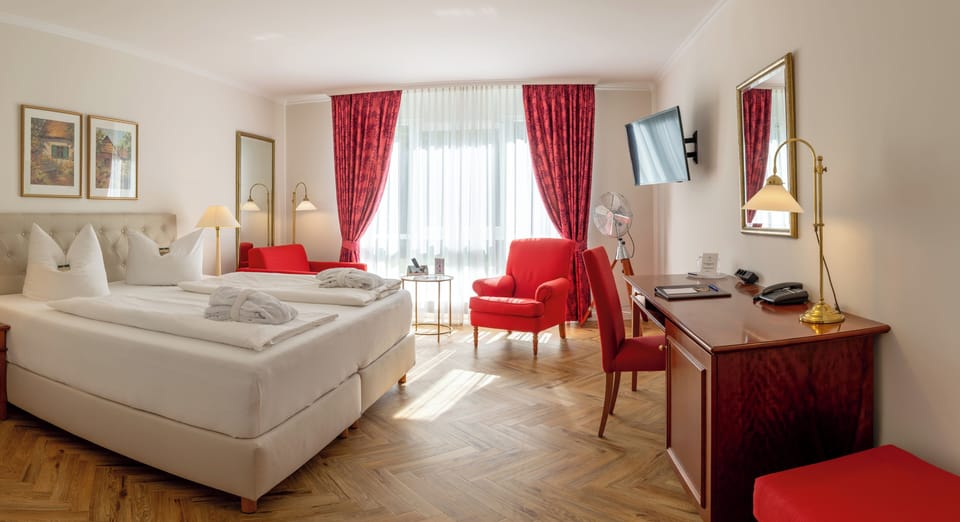 Desk, WiFi (free), bed sheets