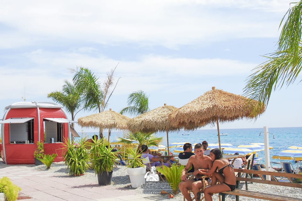 Private beach nearby, white sand, sun loungers, beach umbrellas