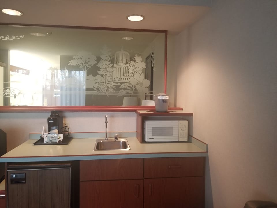 Junior Suite | Private kitchenette | Fridge, microwave, coffee/tea maker, electric kettle