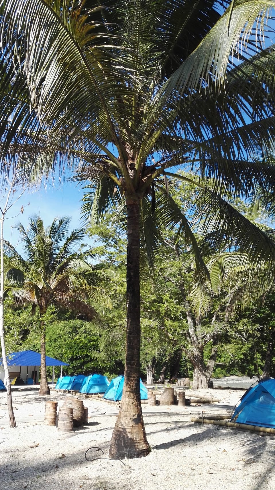 Private beach