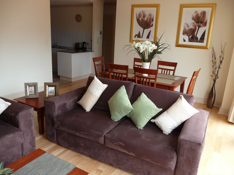 3 Bedroom 2 Bathroom Self Contained Apartment | Living area | LED TV, DVD player