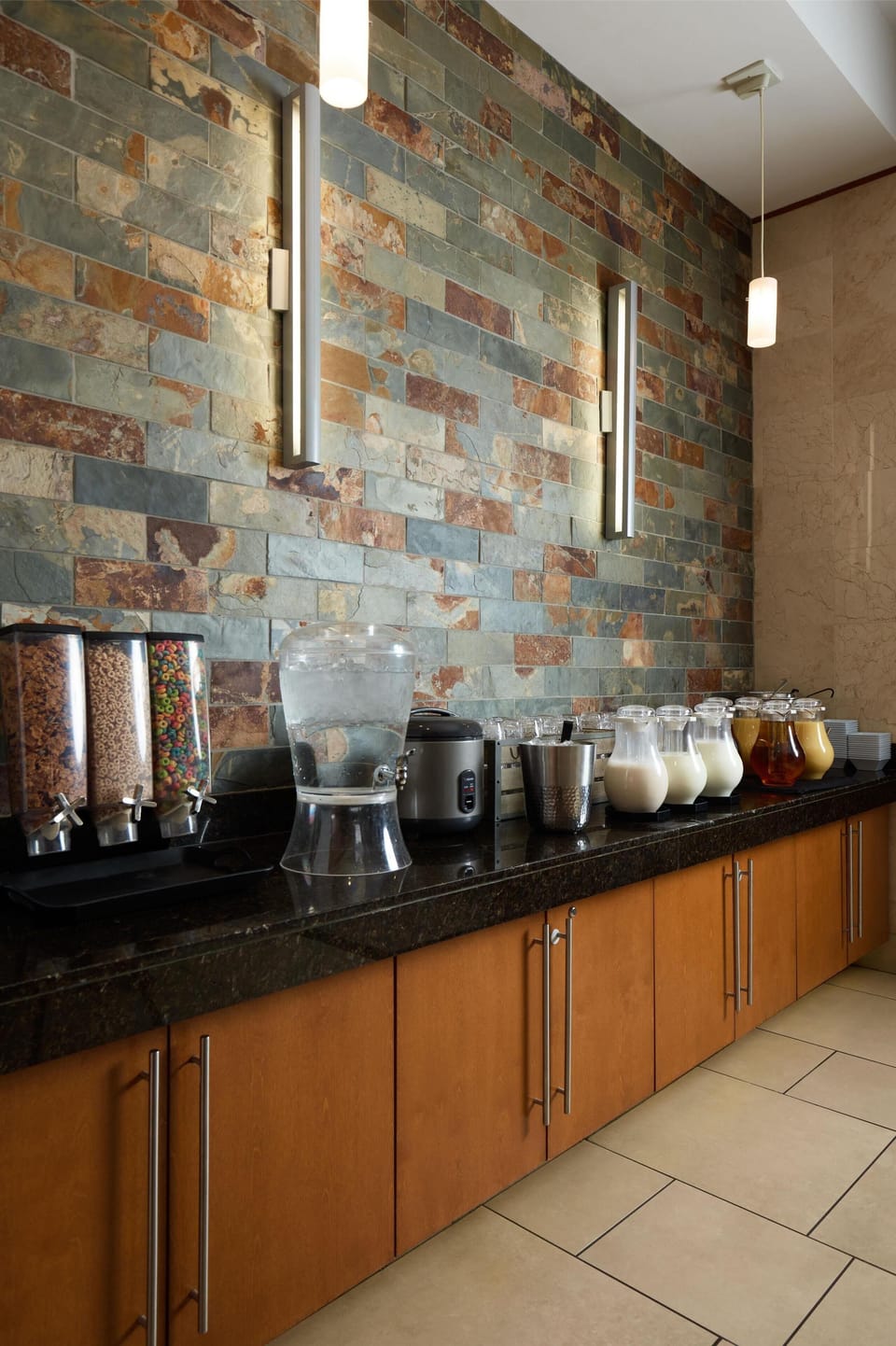 Free daily buffet breakfast