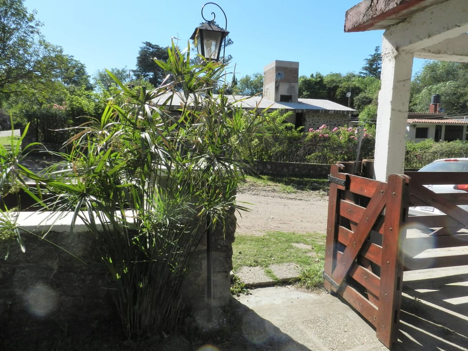 Outdoor banquet area