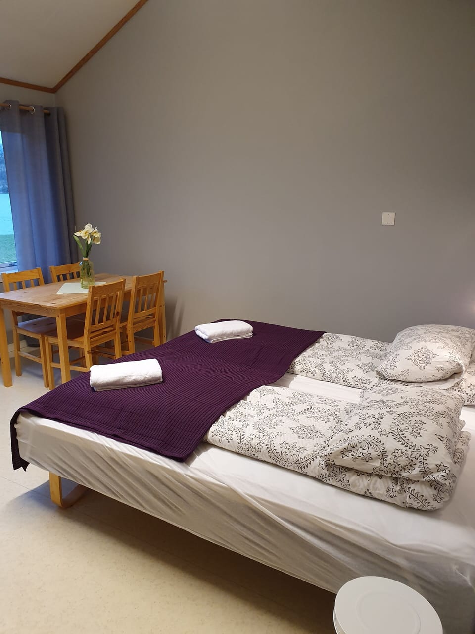 Double Room | Blackout drapes, iron/ironing board, free cribs/infant beds, free WiFi