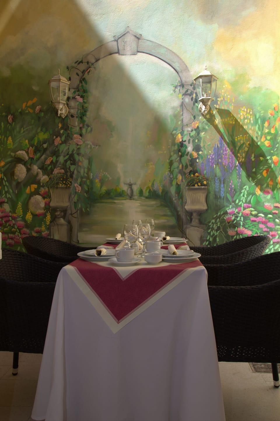 Breakfast area