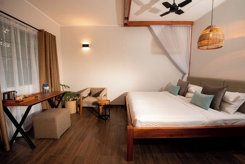 Classic Double Room, Garden View | In-room safe, free cribs/infant beds, free WiFi, bed sheets