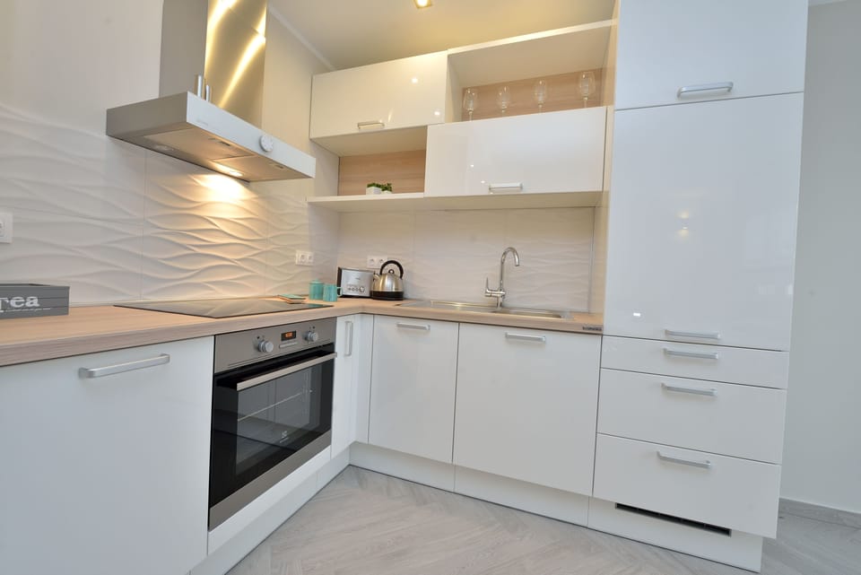 Superior Apartment, 1 Queen Bed with Sofa bed | Private kitchen | Fridge, microwave, oven, stovetop