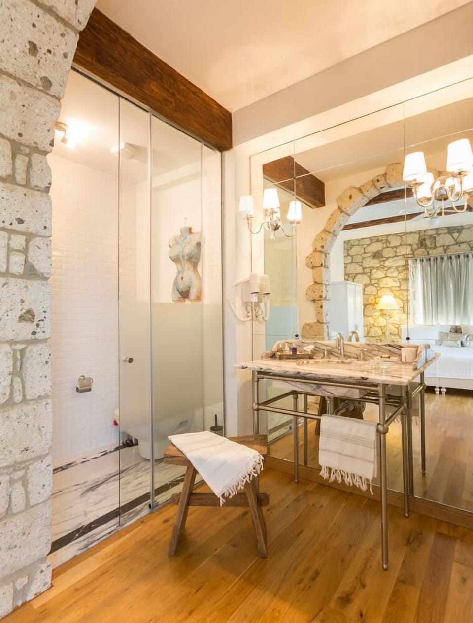 Double or Twin Room, Garden Area | Bathroom | Shower, free toiletries, hair dryer, slippers