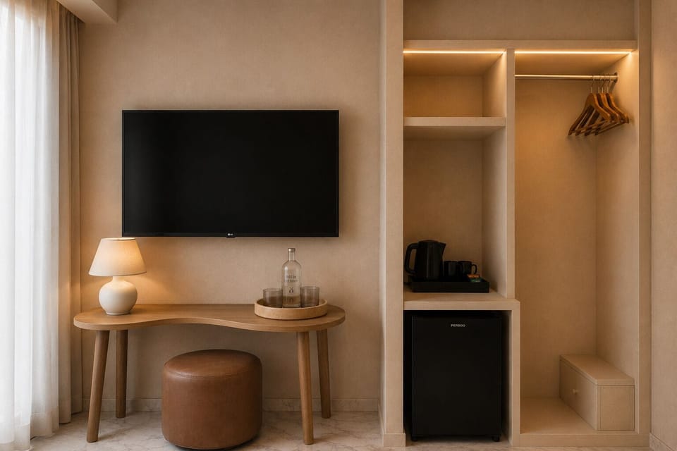 In-room safe, desk, WiFi (free), bed sheets