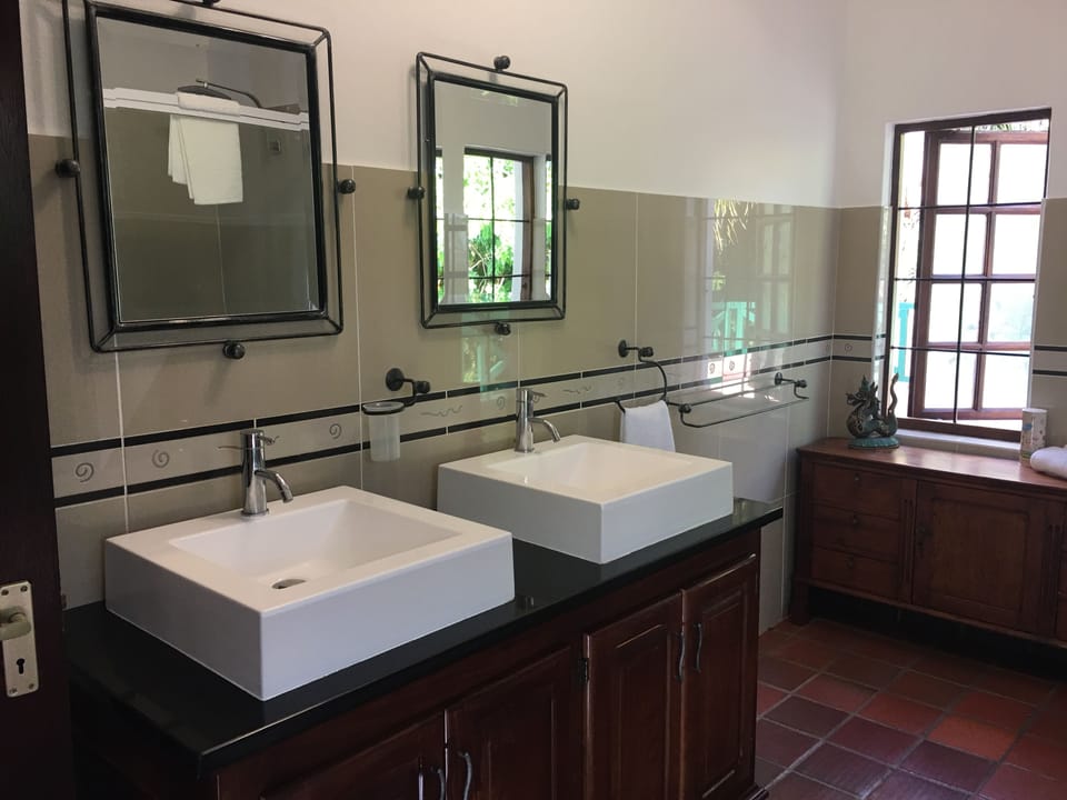 Family Room, 1 Bedroom, Non Smoking, Garden View | Bathroom amenities | Shower, hair dryer, towels