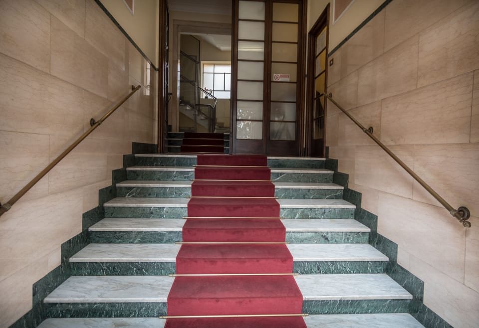 Interior entrance