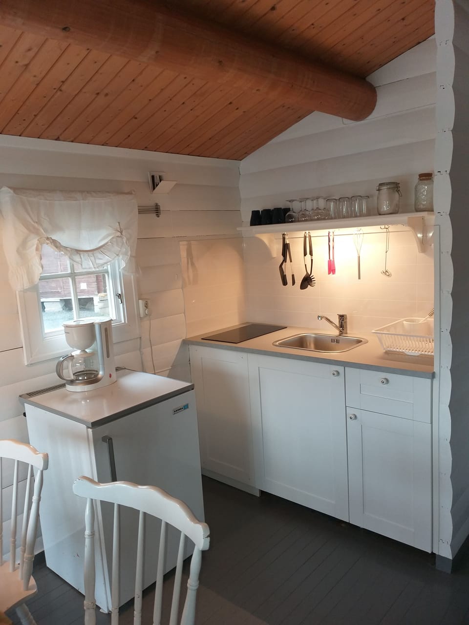 Shared fridge, microwave