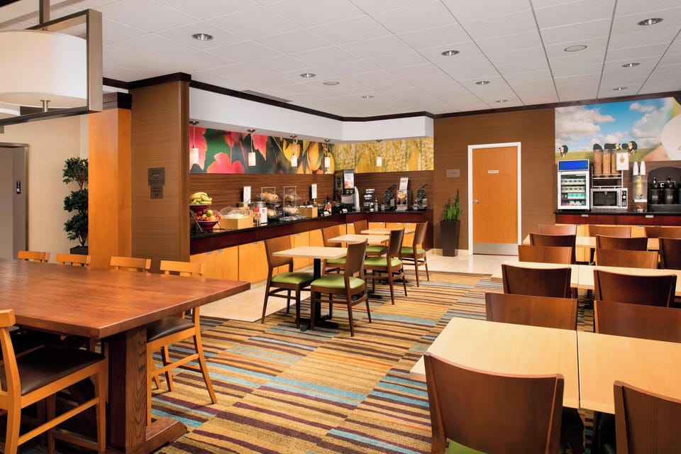 Free daily self-serve breakfast