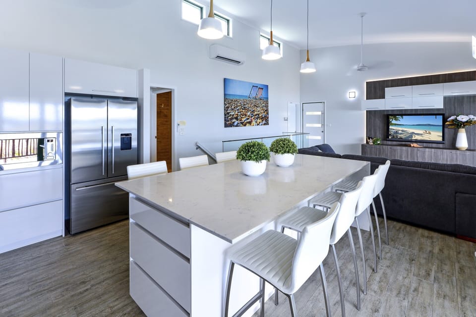 3 Bedroom Villa 19  | Private kitchen | Full-size fridge, microwave, oven, stovetop