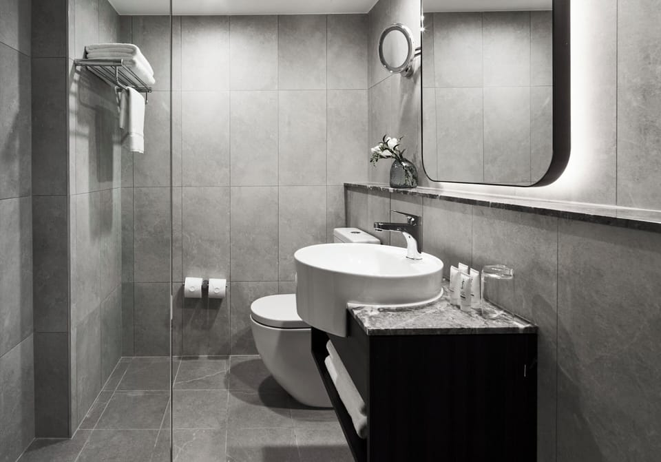 In-room safe, desk, laptop workspace, blackout drapes