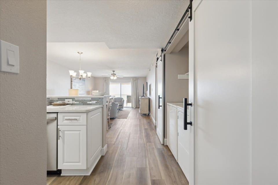 Direct Ocean View Two-Bedroom Apartment - Unit 15 | Living area | 50-inch Smart TV with digital channels