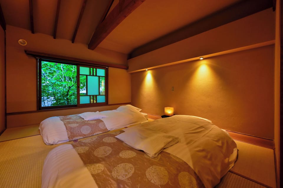Japanese Western Style Room with Mountain View, SUOU | Minibar (free items), in-room safe, desk, soundproofing
