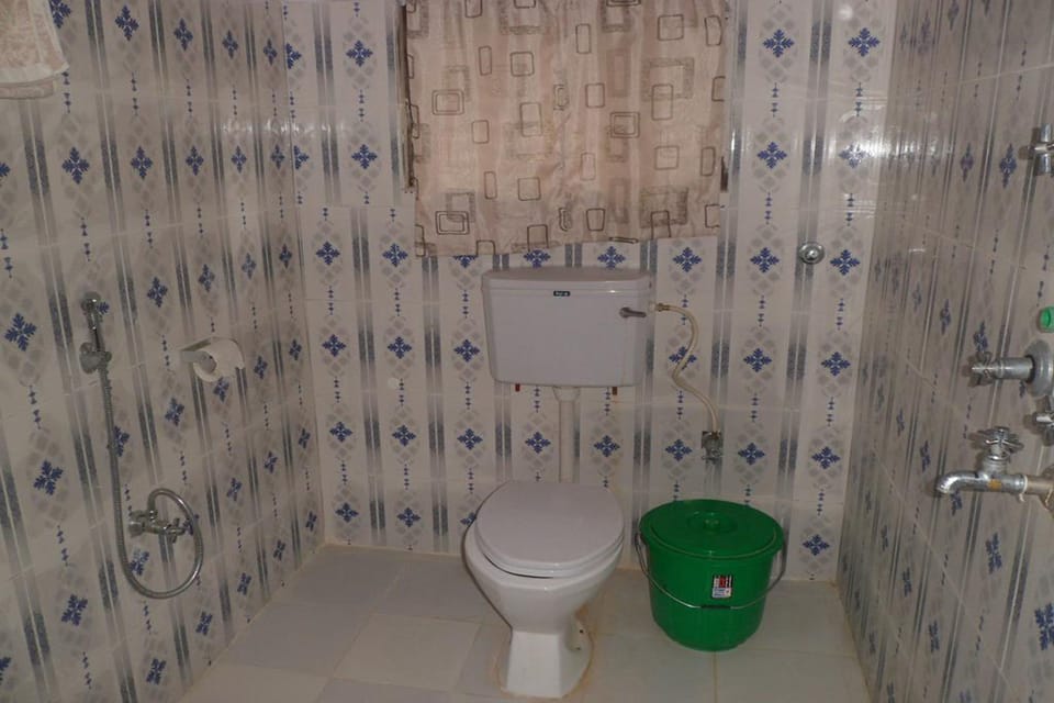 Shower, free toiletries, towels