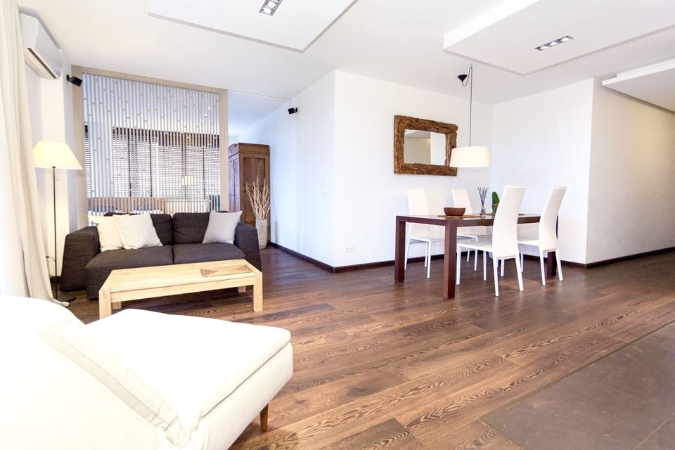 Apartment, Accessible, City View | Living area | Flat-screen TV