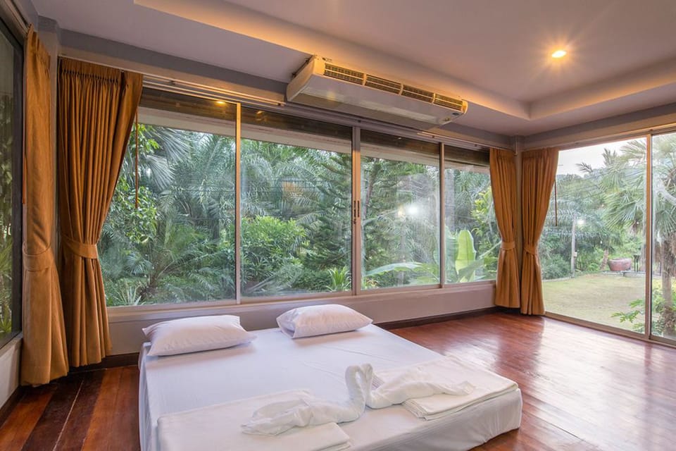 Family Room with Garden View  | In-room safe, free WiFi, wheelchair access