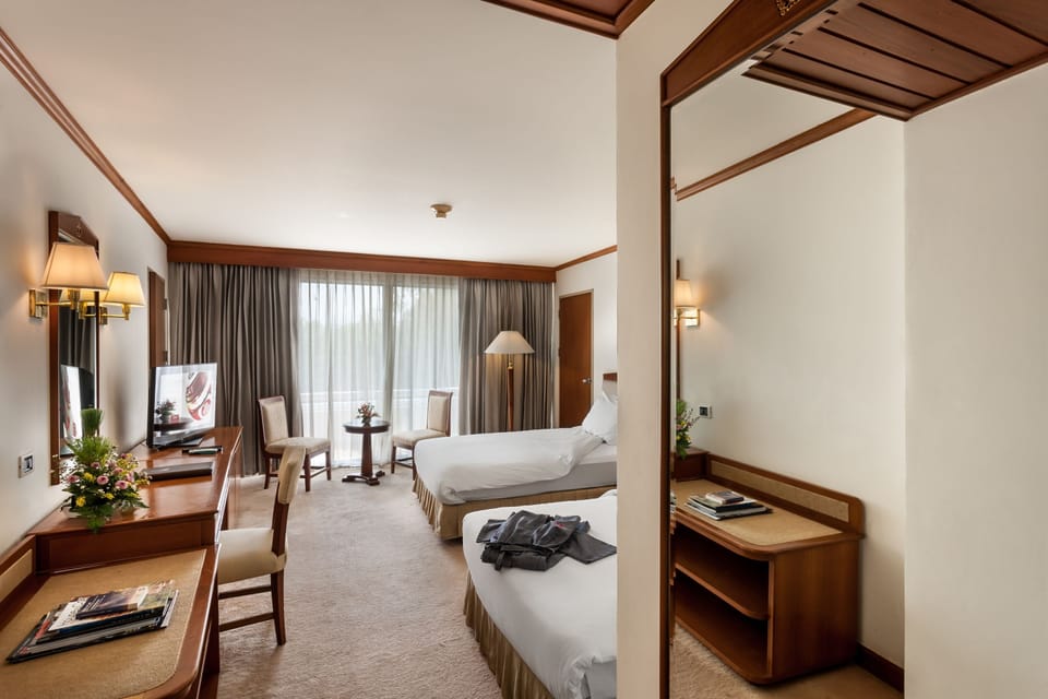 Deluxe Twin Room | In-room safe, desk, blackout drapes, rollaway beds