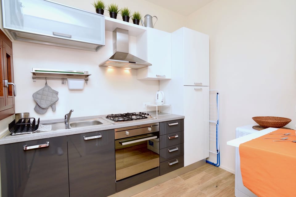 Apartment, 2 Bedrooms | Private kitchen | Fridge, stovetop, coffee/tea maker, electric kettle