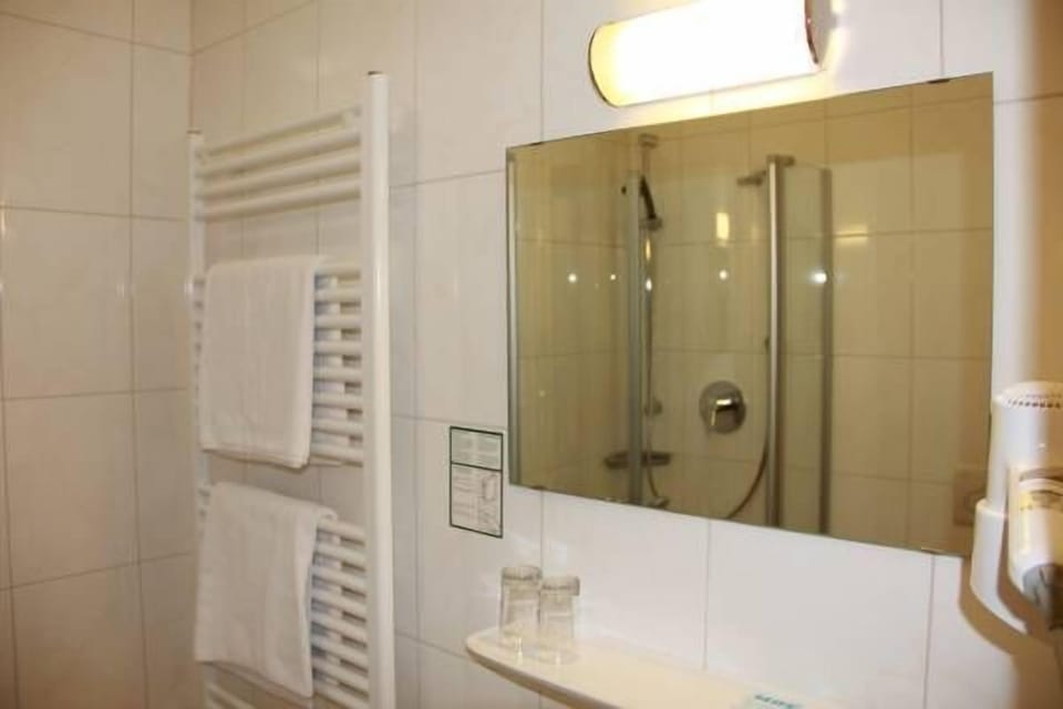 Free toiletries, hair dryer, towels