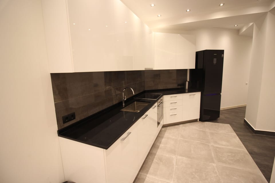 Superior Suite, 4 Bedrooms, Balcony | Private kitchen | Full-size fridge, microwave