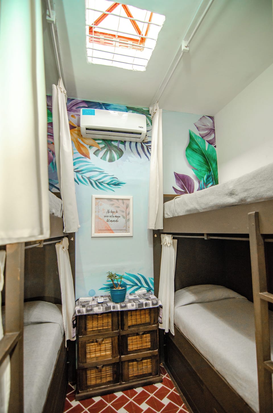 Shared Dormitory, Mixed Dorm, Shared Bathroom (4 People) | Iron/ironing board, free WiFi, bed sheets