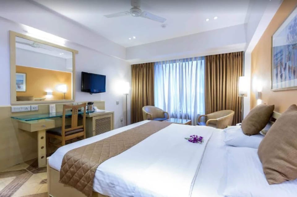 In-room safe, desk, blackout drapes, iron/ironing board