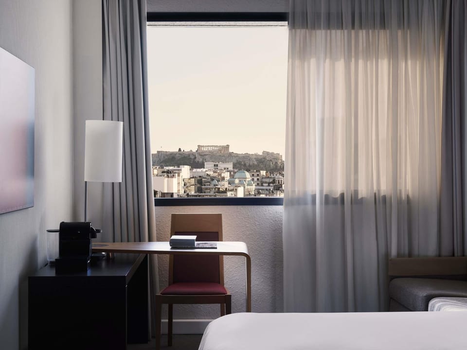 Executive Room, Acropolis View, 1 Double Bed and 1 Double Sofa Bed | Minibar, in-room safe, desk, blackout drapes