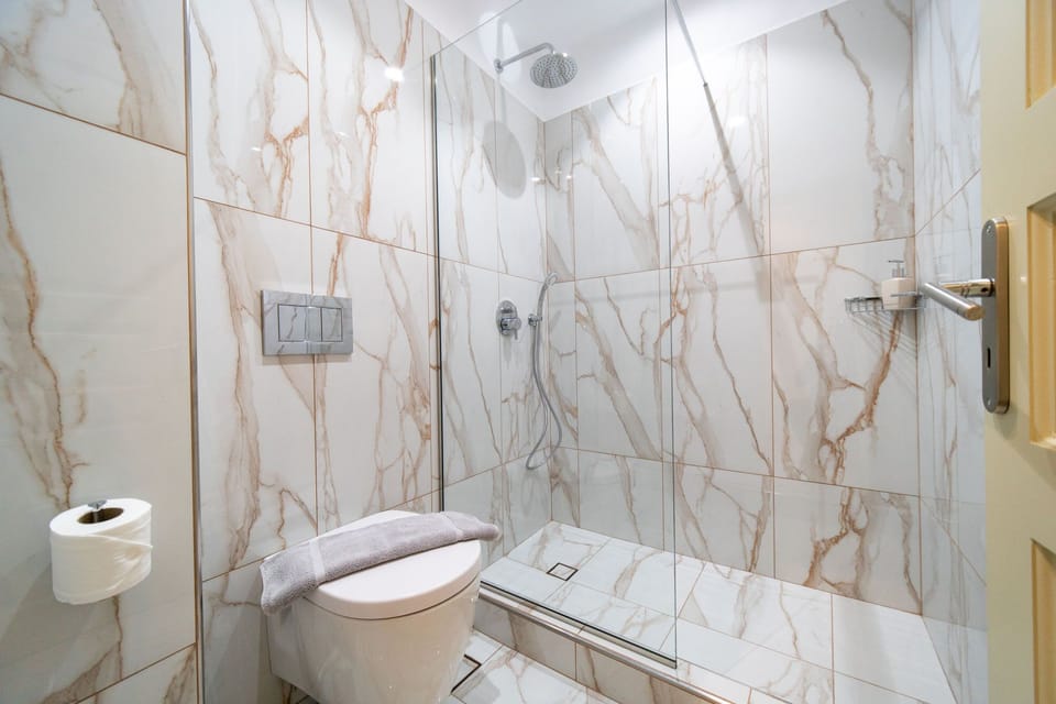 Basic Double Room | Bathroom | Shower, hair dryer, towels