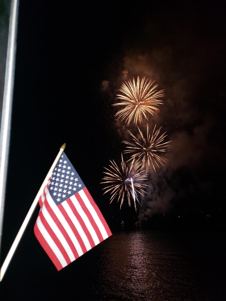 4th of July Spectacular Firework show right in front of unit