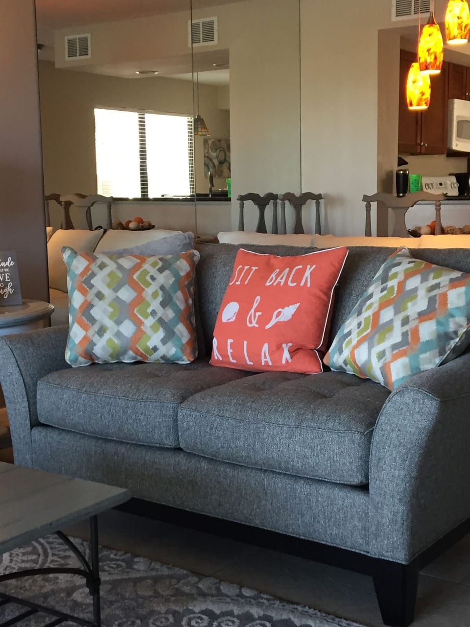 New love seat.