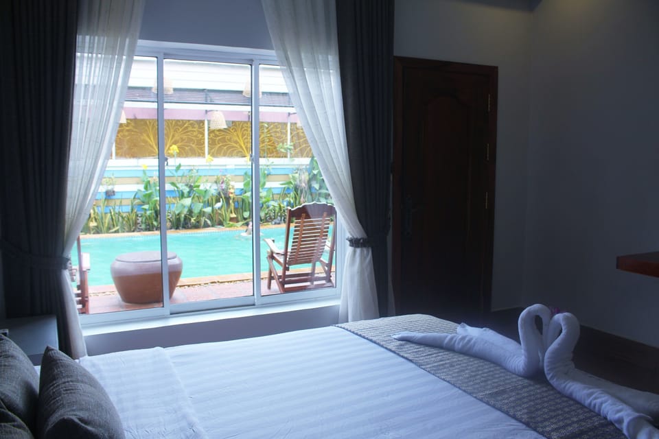 Double Room, Pool View | View from room