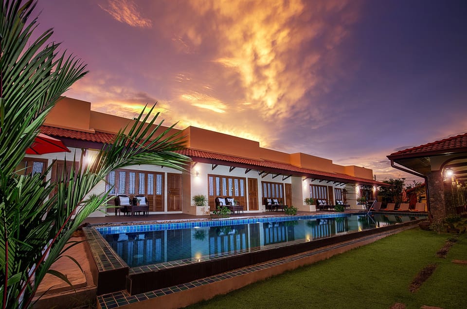 Front of property - evening/night