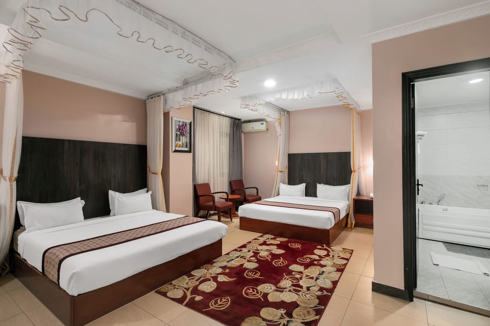 Standard Twin Room | In-room safe, desk, soundproofing, free cribs/infant beds