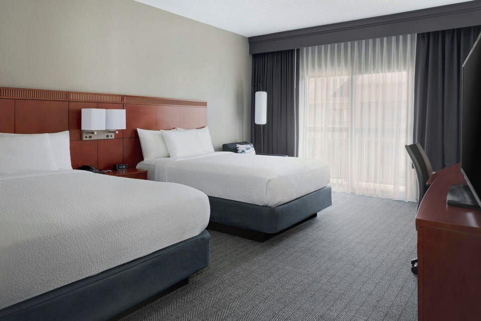 Room, 2 Queen Beds | Premium bedding, desk, laptop workspace, iron/ironing board