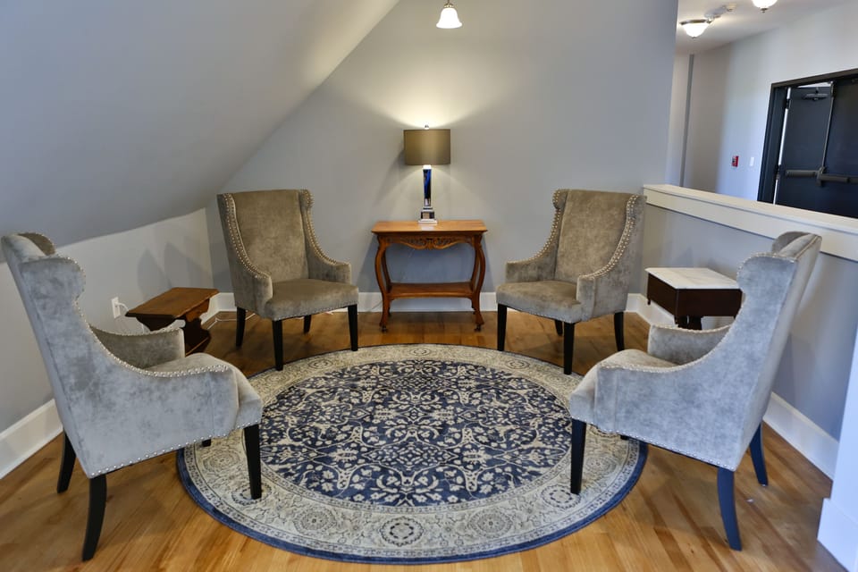 Lobby sitting area