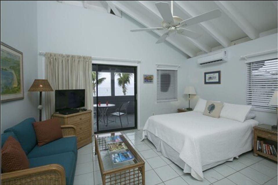 Waterfront Studio Suite (Bougainvillea) | Individually decorated, individually furnished, iron/ironing board