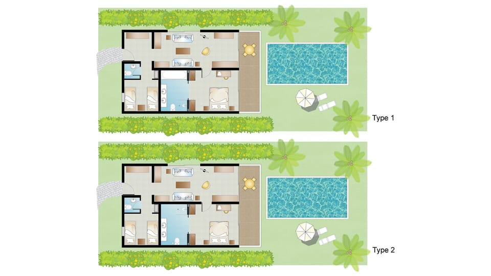 Dream Villa Senior, Private Pool | Floor plan
