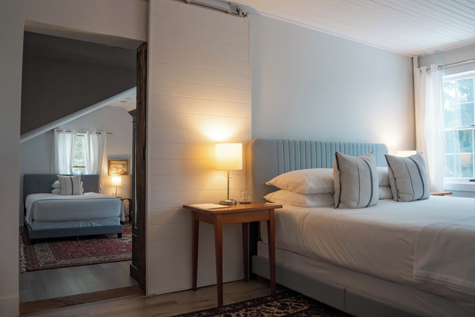 Historic Inn Two Bedroom Suite NOTL | Premium bedding, desk, blackout drapes, iron/ironing board