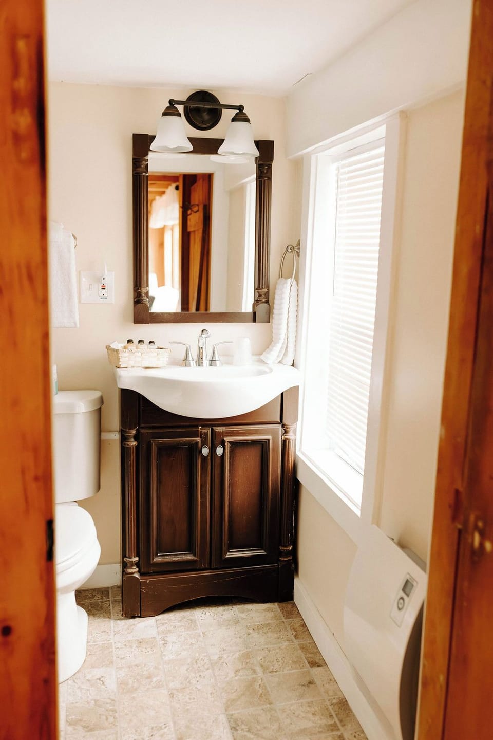 Classic Double Room Single Use, 2 Double Beds | Bathroom | Free toiletries, hair dryer, towels
