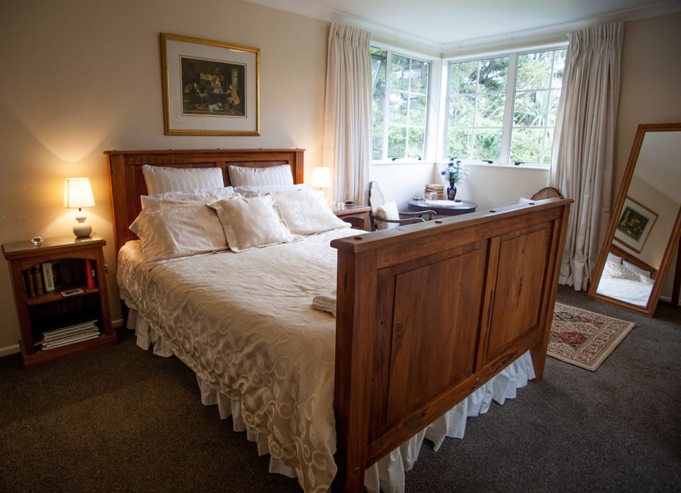 The Dickens Room | Down comforters, individually decorated, individually furnished, desk