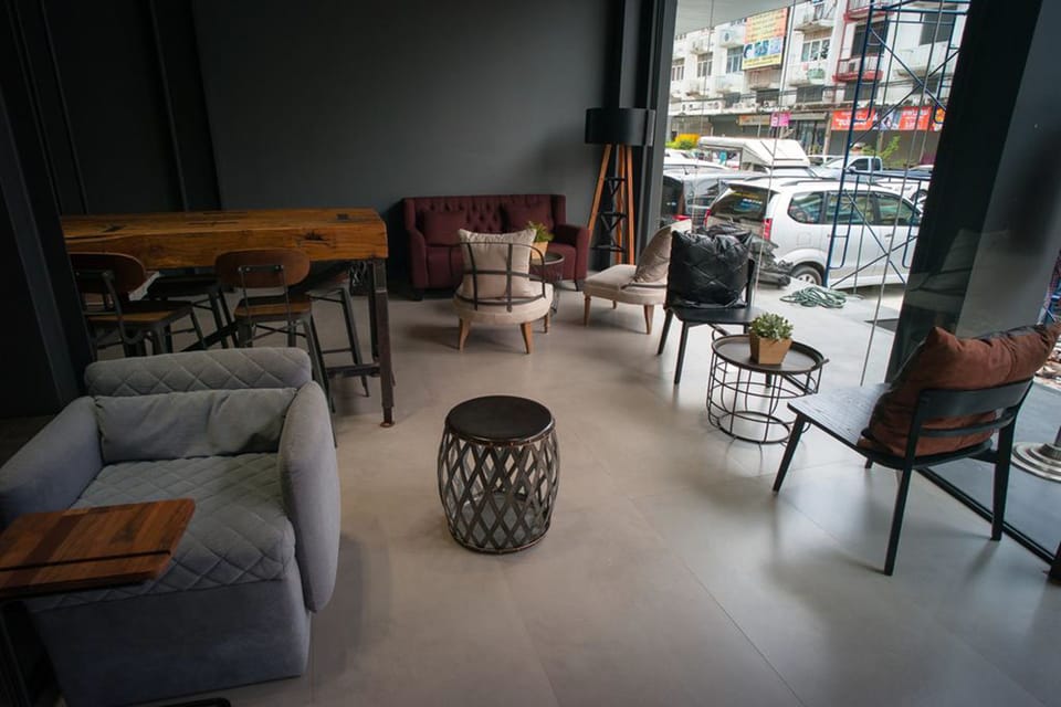 Lobby sitting area