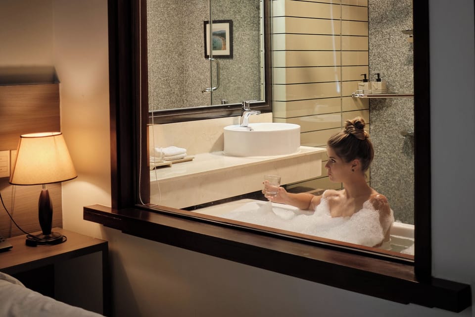 Premier Double Room, Ocean View | Bathroom | Slippers, bidet