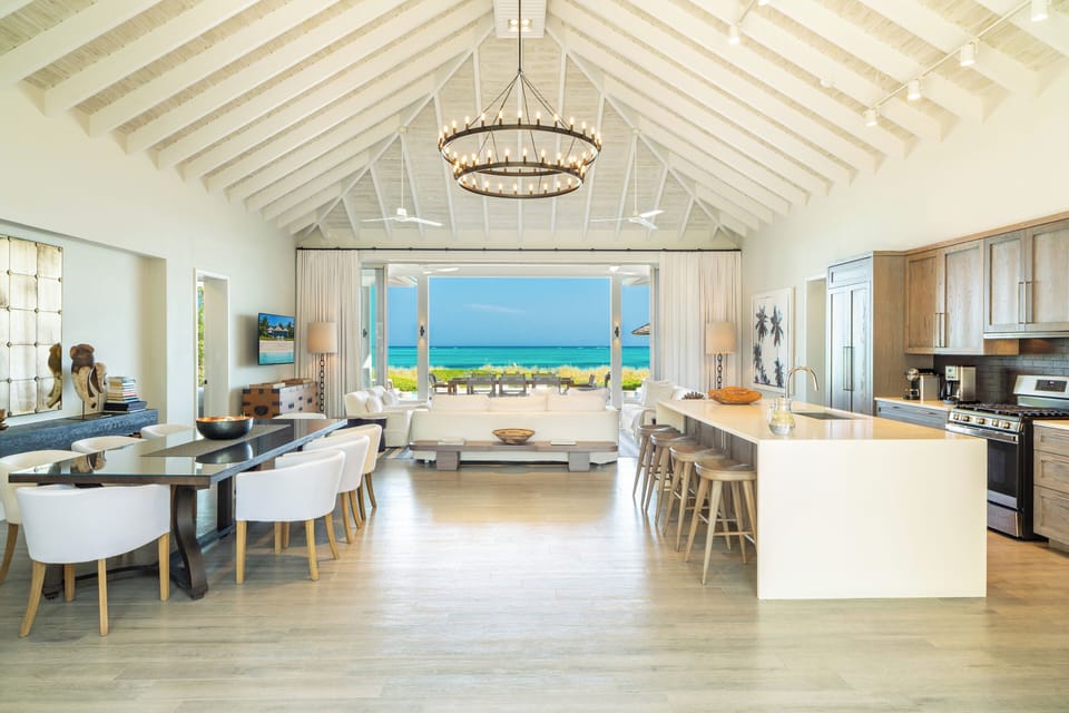 Villa Frangipani (located off-property) | Living area | Flat-screen TV, DVD player, pay movies