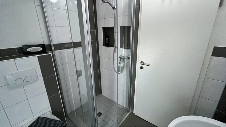 Premium Double Room | Bathroom | Shower, free toiletries, hair dryer, towels
