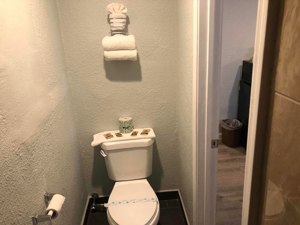 Deluxe Room, 1 Queen Bed  | Bathroom | Shower, free toiletries, towels
