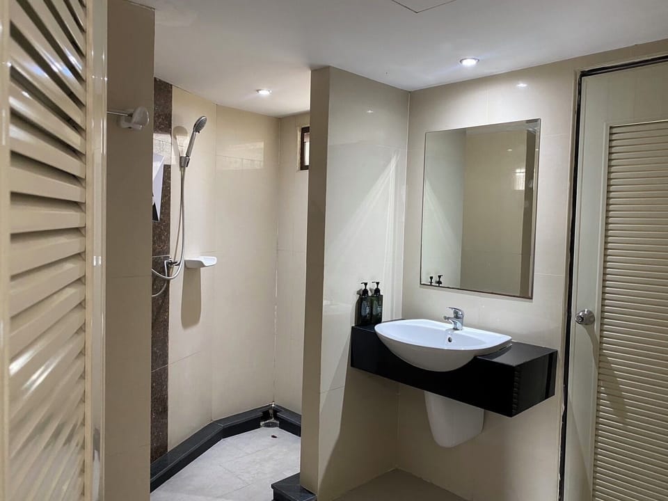 Luxury Suite | Bathroom | Shower, free toiletries, hair dryer, towels
